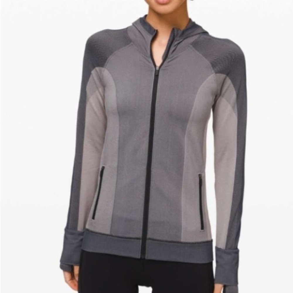 Lululemon  Gray Hooded Jacket